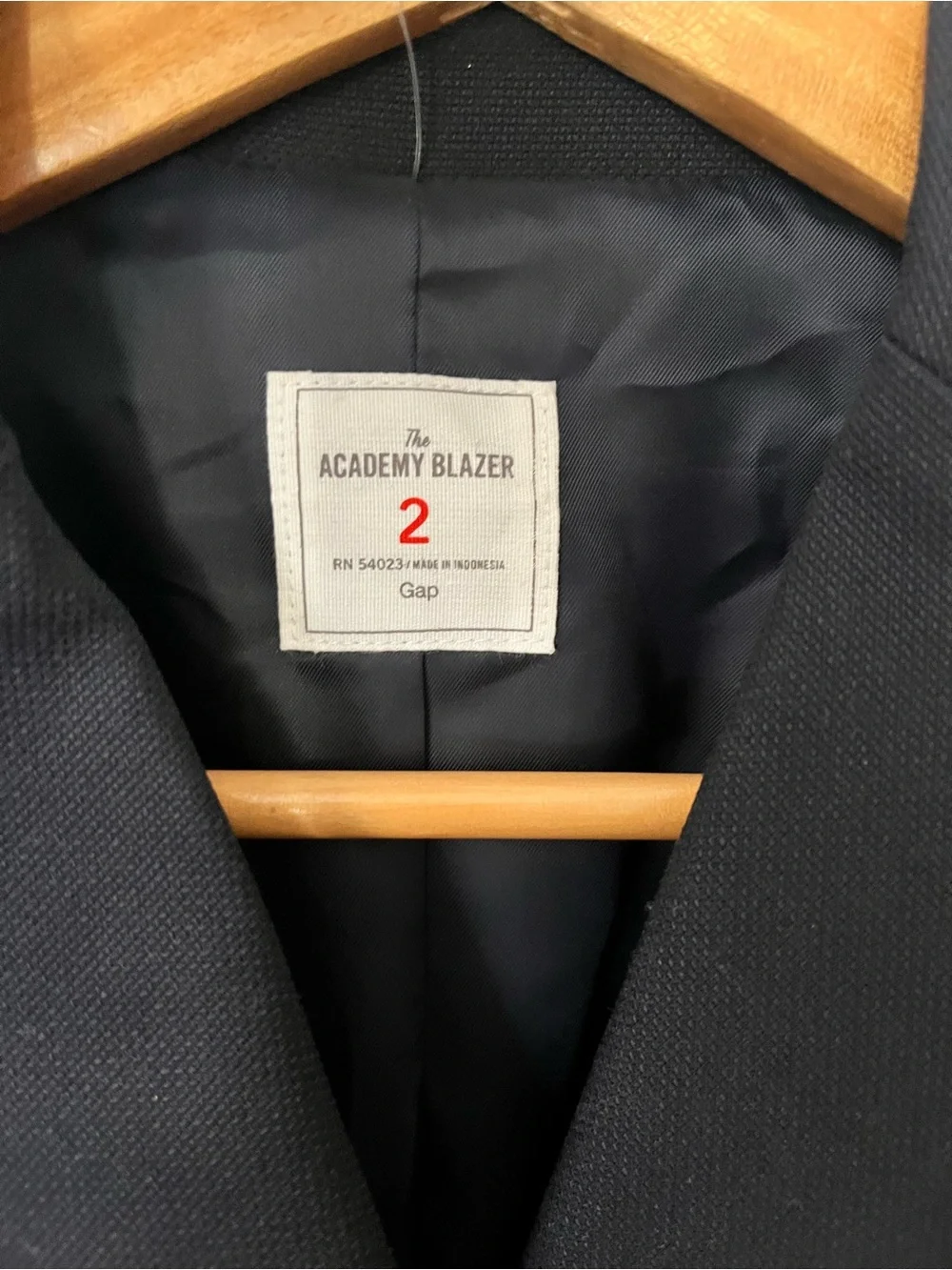 NWT GAP The Academy Blazer Navy Blue Women's Sz 2